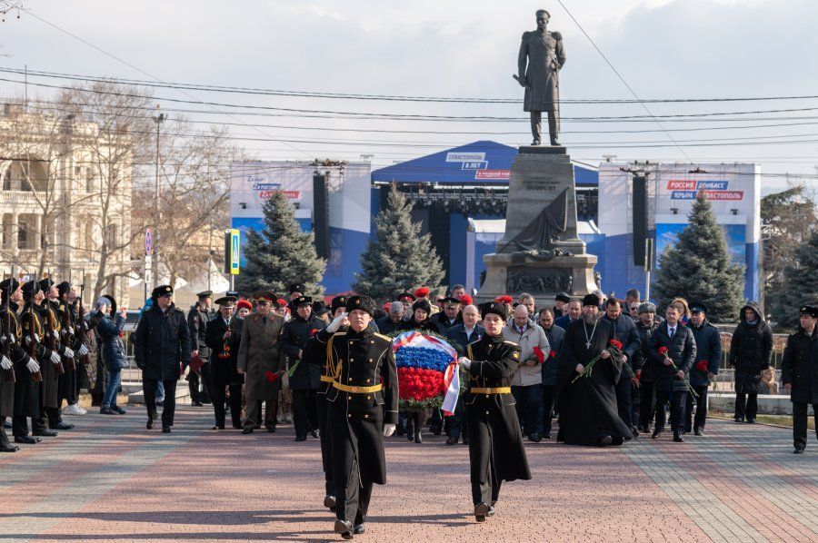В Севастополе отмечают годовщину воссоединения с Россией