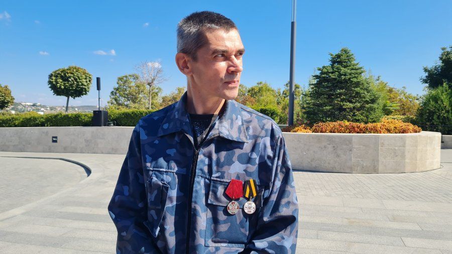 Миномётчик из Севастополя награждён медалью ордена «За заслуги перед Отечеством» II степени