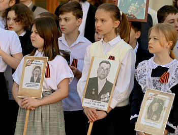 Акция «Бессмертный полк» состоялась в каждой севастопольской школе