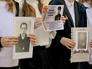 Акция «Бессмертный полк» состоялась в каждой севастопольской школе