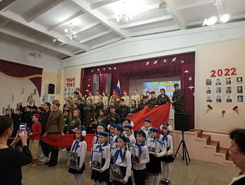 Школа встретила гостей