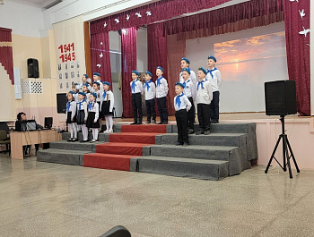 Школа встретила гостей