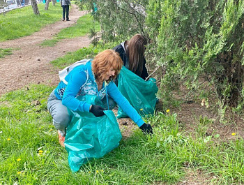 В месячник чистоты севастопольцы собрали более тысячи куб. м мусора