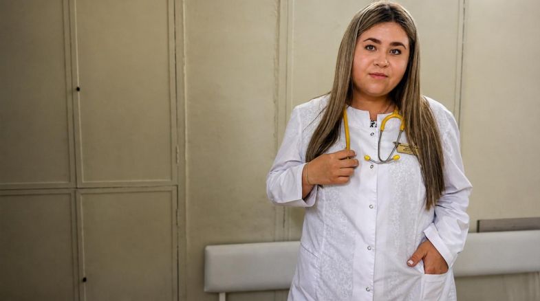 В детской поликлинике Севастополя работает молодой педиатр Марина Виноградова В детской поликлинике Севастополя работает молодой педиатр Марина Виноградова