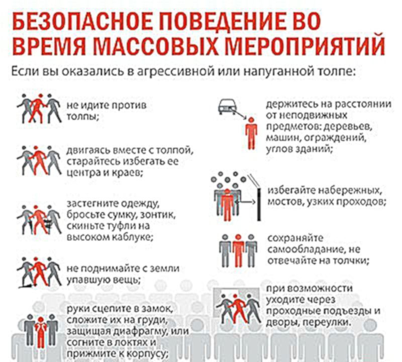 Памятка жителям Севастополя при посещении культурных мероприятий