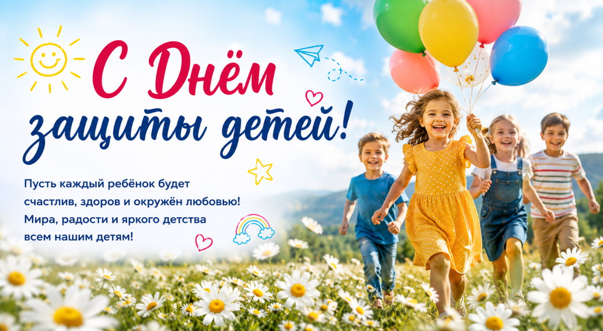 C Днём защиты детей!