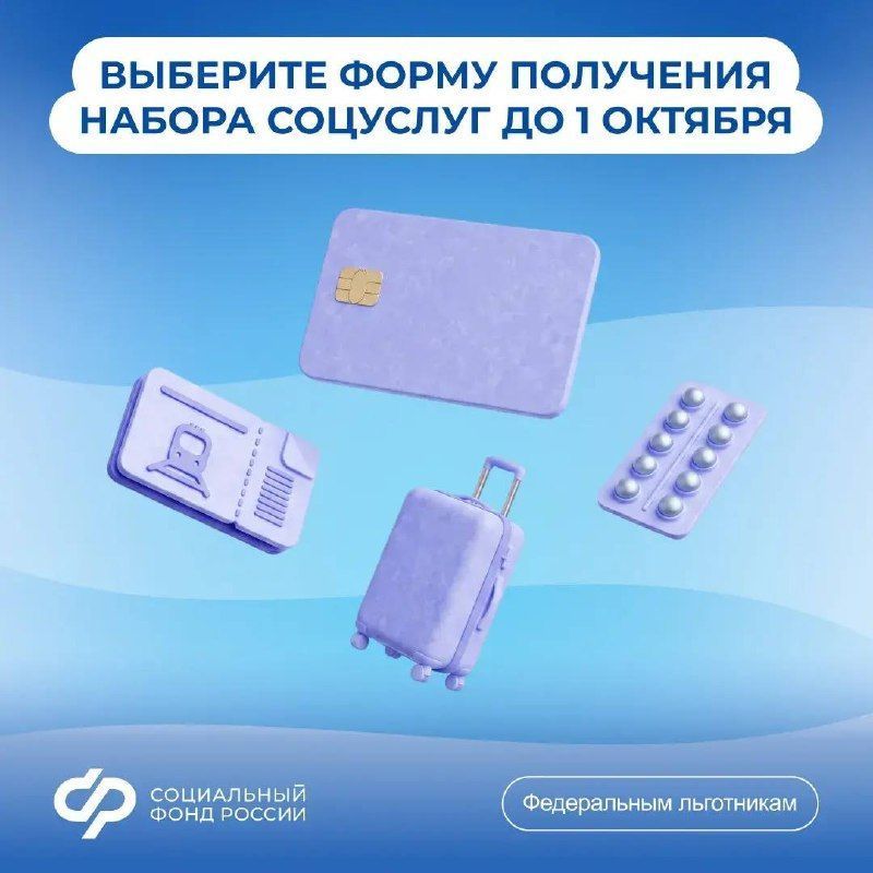 Федеральные льготники могут выбрать форму получения набора соцуслуг на 2027 год