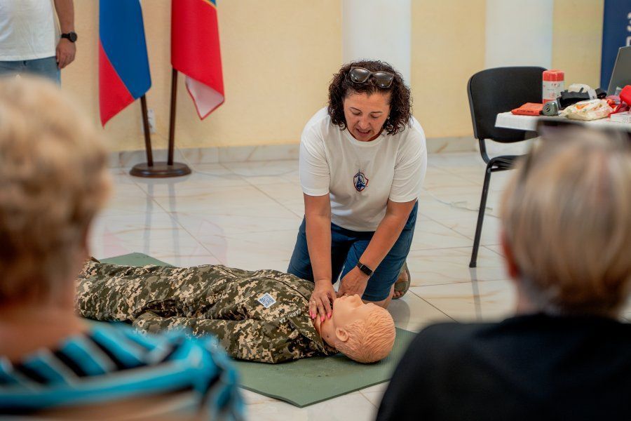 В Инкермане прошло занятие по первой помощи в рамках инициативы «Защитим Севастополь вместе»