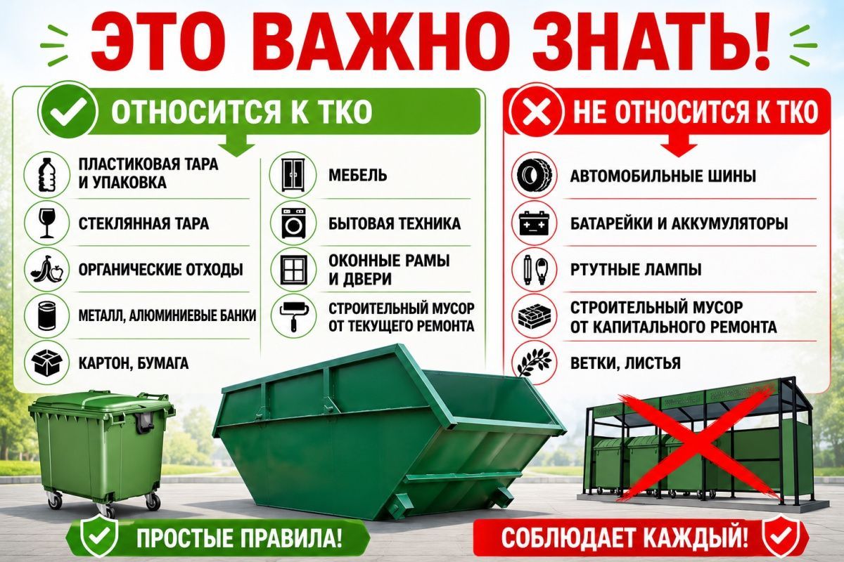 О временных трудностях с вывозом отходов