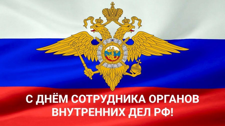 С Днём сотрудника органов внутренних дел!