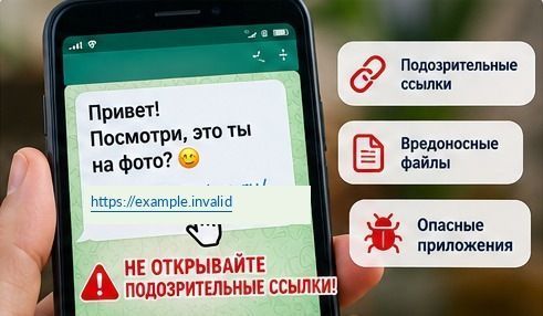 Прислали подозрительную ссылку или файл?