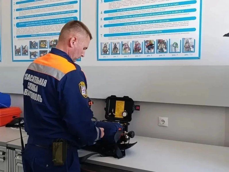 В 11-й пожарно-спасательной части в селе Павловка начала работу газодымозащитная служба