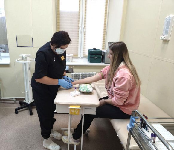 Выездной «День здоровья» провели для жителей села Орлиное