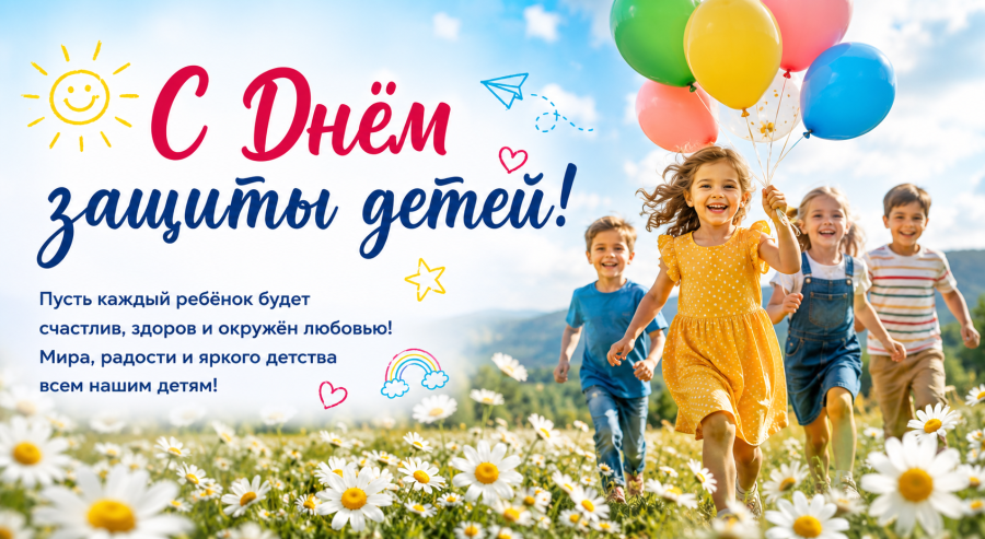 C Днём защиты детей!