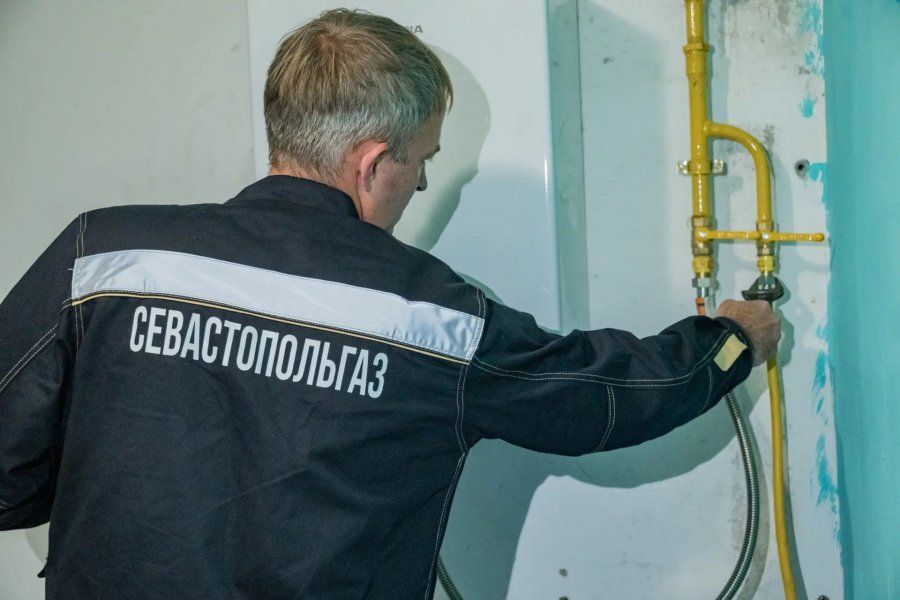 В Орлином газифицируют дома