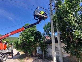 «Горсвет» восстанавливает освещение в селах Балаклавского района