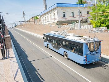 По улице Адмирала Октябрьского запущено движение троллейбусов