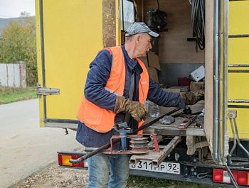 В Орлином газифицируют дома