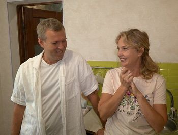 Многодетной семье в селе Пироговка подключили газ