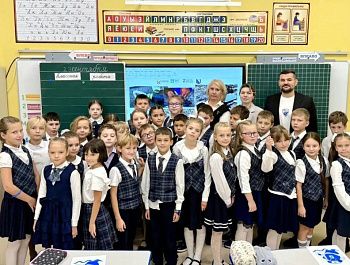 В школе № 54 прошло занятие по безопасности для младших классов