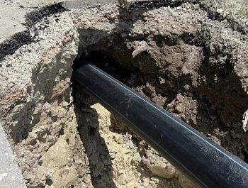 В поселке Сахарная Головка уложили порядка 850 метров водопроводной сети