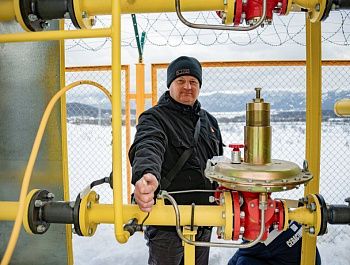 В селе Широком появился газ