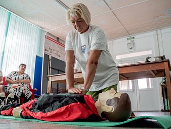Жители Родного и Терновки прошли инструктаж по первой помощи
