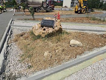 На улице Федоровской в Любимовке расширяют сквер