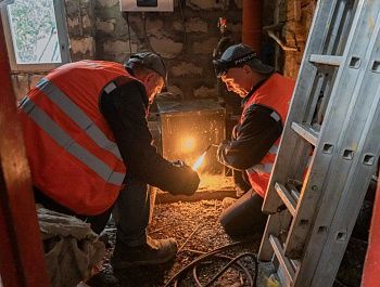 В Орлином газифицируют дома