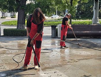 Поддерживаем чистоту и работоспособность фонтанов города