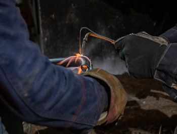 В Орлином газифицируют дома